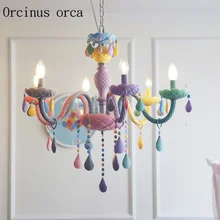 Creative cartoon color crystal chandelier children's room Princess bedroom girl bedroom restaurant American LED chandeliers
Creative cartoon color crystal chandelier children's room Princess bedroom girl bedroom restaurant American LED chandeliers