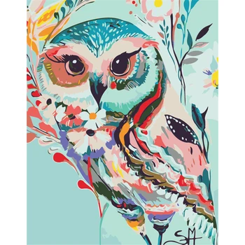 No Frame Colored Owl Animal DIY Painting By Numbers Paint On Canvas Acrylic Coloring Painitng By Numbers For Home Wall Decor
No Frame Colored Owl Animal DIY Painting By Numbers Paint On Canvas Acrylic Coloring Painitng By Numbers For Home Wall Decor
