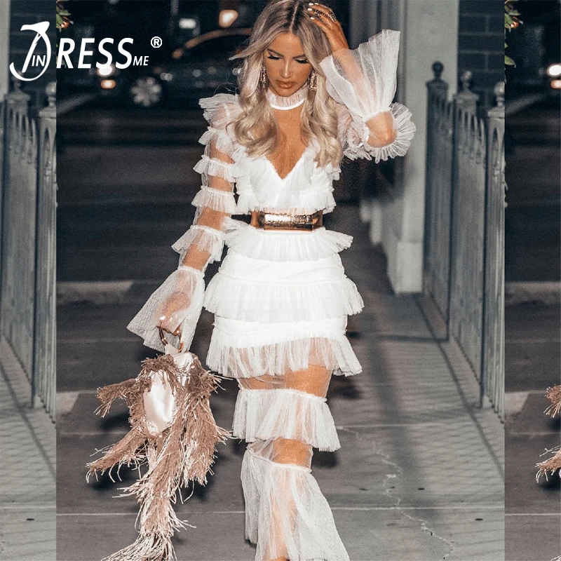 INDRESSME New 2018 Women Bodycon Dress Floor Length Stand Neck Lace Falbala Gown Sexy Club Party Dress Vestido
INDRESSME New 2018 Women Bodycon Dress Floor Length Stand Neck Lace Falbala Gown Sexy Club Party Dress Vestido