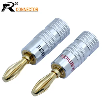 CLEARANCE Nakamichi Banana plug 24K Gold Plated Copper BFA 4mm Banana connector Male Speaker plug black&red 2PCS/1PAIR
CLEARANCE Nakamichi Banana plug 24K Gold Plated Copper BFA 4mm Banana connector Male Speaker plug black&red 2PCS/1PAIR