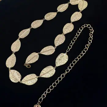 Dress Wild Decorative Metal Leaves Waist Belly Chain Women Sweater Chain Belly Band Crony Female Gold Skirt Waist Decoration
Dress Wild Decorative Metal Leaves Waist Belly Chain Women Sweater Chain Belly Band Crony Female Gold Skirt Waist Decoration