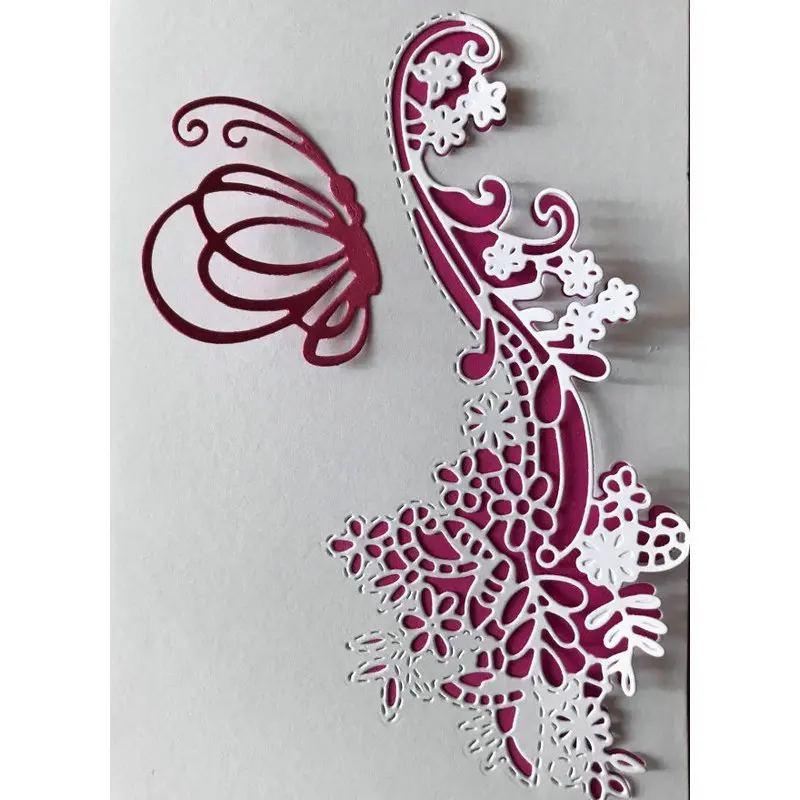 Flower Lace Border Metal Cutting Dies Stencils DIY Scrapbooking Crafts Dies 2019 Embossing Paper Wedding Cards Making 14x6.5cm
Flower Lace Border Metal Cutting Dies Stencils DIY Scrapbooking Crafts Dies 2019 Embossing Paper Wedding Cards Making 14x6.5cm