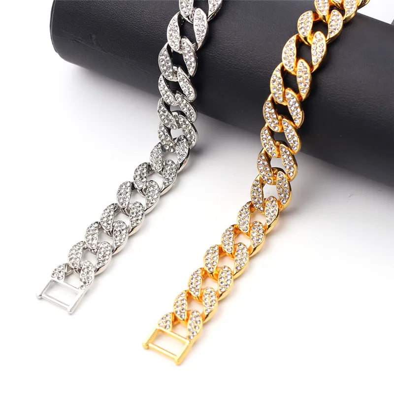 14mm Width Heavy Cuban Link Chain Micro Pave Iced Out Cubic Zircon Silver/Gold Color Necklaces For Men Hiphop Jewelry
14mm Width Heavy Cuban Link Chain Micro Pave Iced Out Cubic Zircon Silver/Gold Color Necklaces For Men Hiphop Jewelry