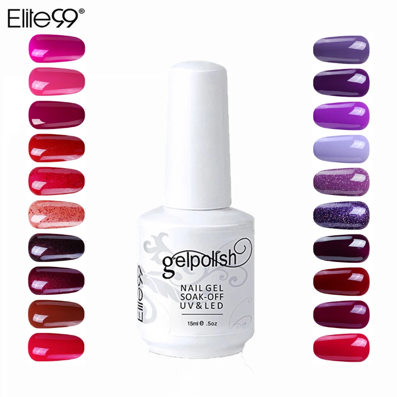 Elite99 Soak Off 298 Pure Colors Pure 15ML Gel Polish Gel Varnishes Nail Art UV & LED Lamp Vernis Ongle Vernis Semi Permanent
Elite99 Soak Off 298 Pure Colors Pure 15ML Gel Polish Gel Varnishes Nail Art UV & LED Lamp Vernis Ongle Vernis Semi Permanent