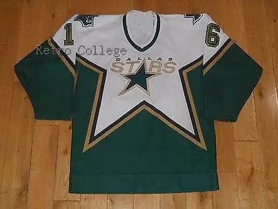 

16 BOBBY HULL Dallas Stars Retro throwback MEN'S Hockey Jersey Embroidery Stitched Customize any number and name