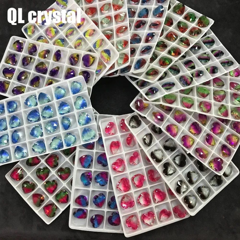 15mm 4827 Round heart Pointback Fancy Stone Tourmaline sweet heart Glass Crystal pointback rhinestone for DIY Jewelry accessory
15mm 4827 Round heart Pointback Fancy Stone Tourmaline sweet heart Glass Crystal pointback rhinestone for DIY Jewelry accessory