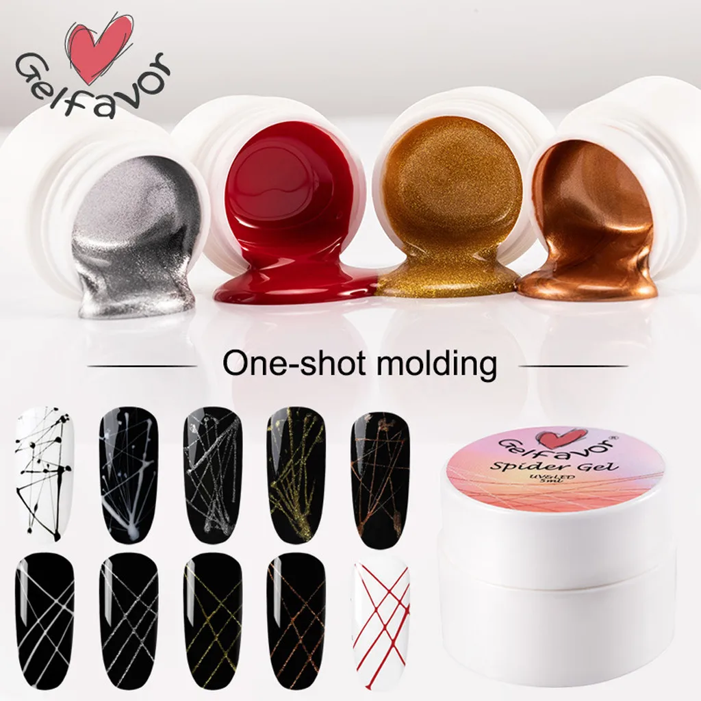 Nail Polish DIY Nail Gel Metallic Design Line Draw Painting Decoration Silk Gel Nail Art Gel Nail Polish Liquid Latex
Nail Polish DIY Nail Gel Metallic Design Line Draw Painting Decoration Silk Gel Nail Art Gel Nail Polish Liquid Latex