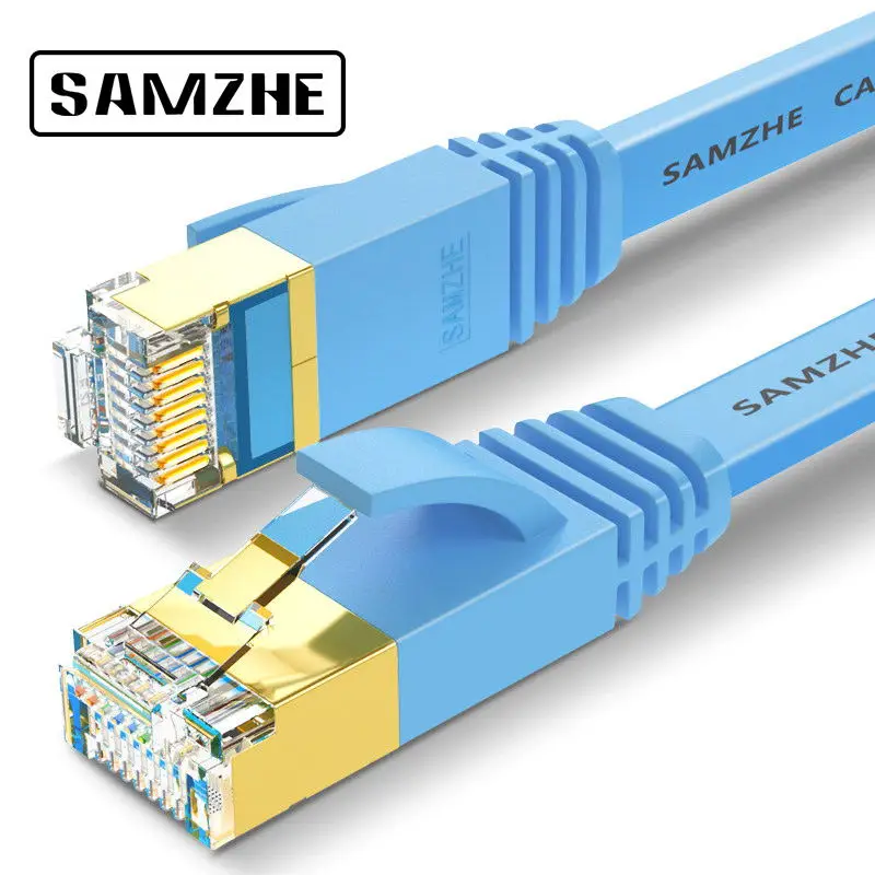 SAMZHE Flat Cat7 Ethernet Patch Cable - RJ45 Computer,PS2,PS3,XBox Networking LAN Cords 1/2/3/5/8/10m
SAMZHE Flat Cat7 Ethernet Patch Cable - RJ45 Computer,PS2,PS3,XBox Networking LAN Cords 1/2/3/5/8/10m
