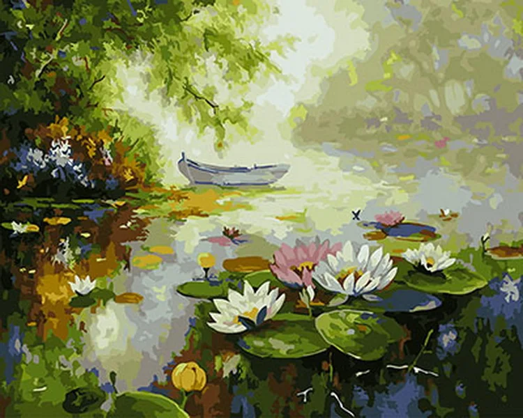 Unframe diy picture oil painting by numbers paint by number for home decor canvas painting 5065cm lotus pond
Unframe diy picture oil painting by numbers paint by number for home decor canvas painting 5065cm lotus pond
