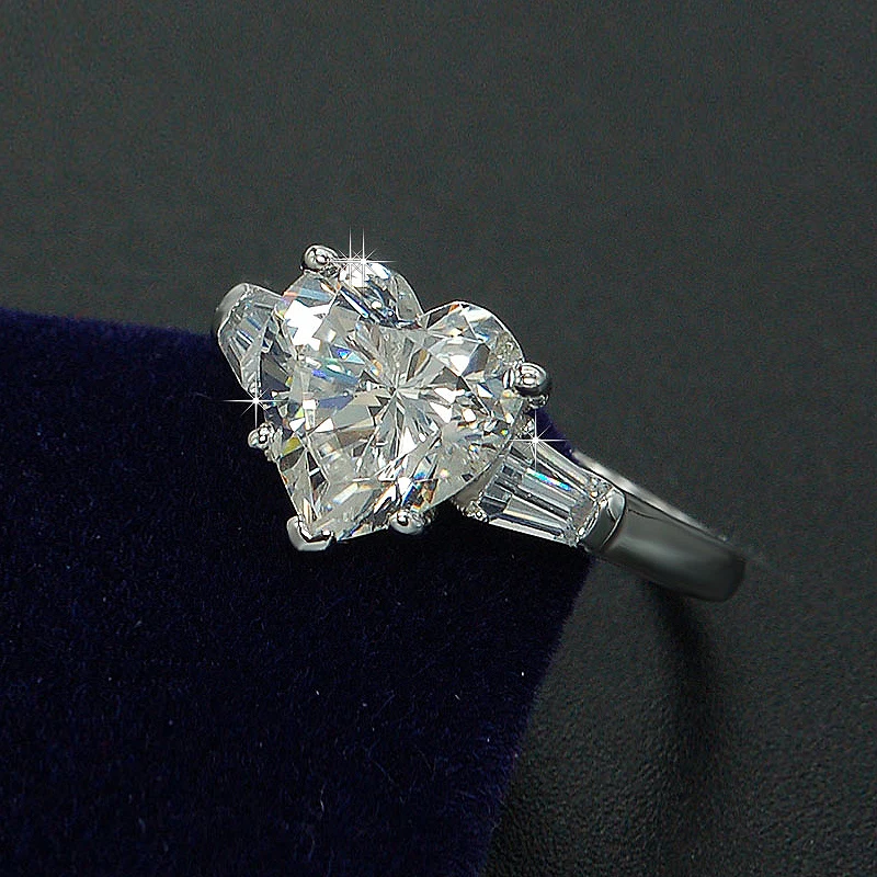 Женское Обручальное кольцо с бриллиантом ювелирное изделие из моисанита вырезом