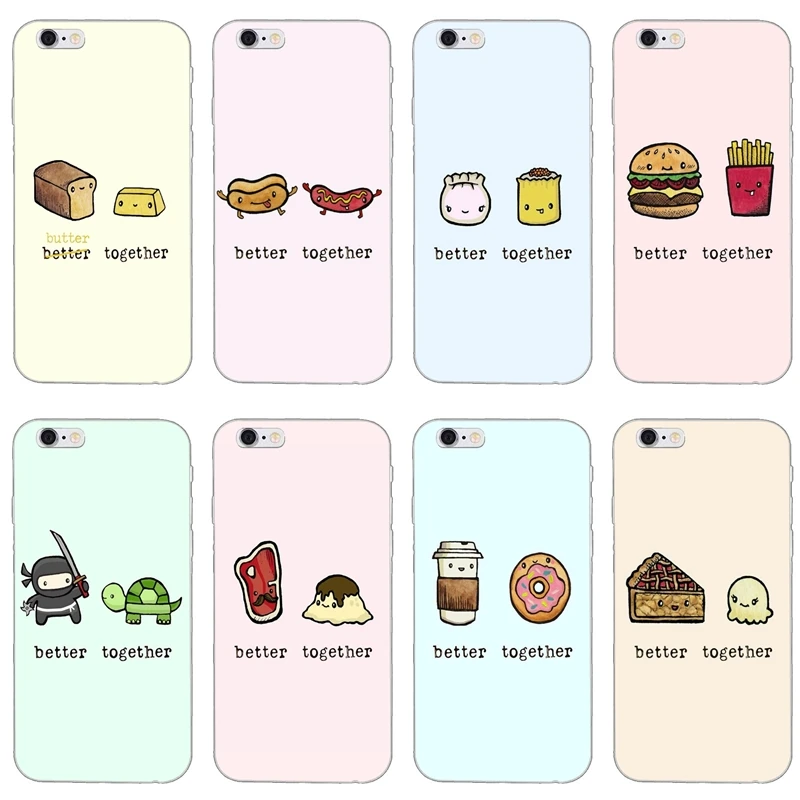 cute Dessert food better together BFF slim silicone Soft phone case For iPhone X XR XS Max 8 7 6 6s plus 5 5s 5c SE 4 4s
cute Dessert food better together BFF slim silicone Soft phone case For iPhone X XR XS Max 8 7 6 6s plus 5 5s 5c SE 4 4s