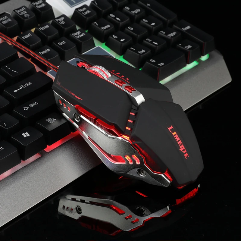 Professional Gaming Mouse 7 Button 3200 DPI Adjustable Computer Optical LED Game Mice Wired USB Games Cable Mouse LOL for Gamer
Professional Gaming Mouse 7 Button 3200 DPI Adjustable Computer Optical LED Game Mice Wired USB Games Cable Mouse LOL for Gamer