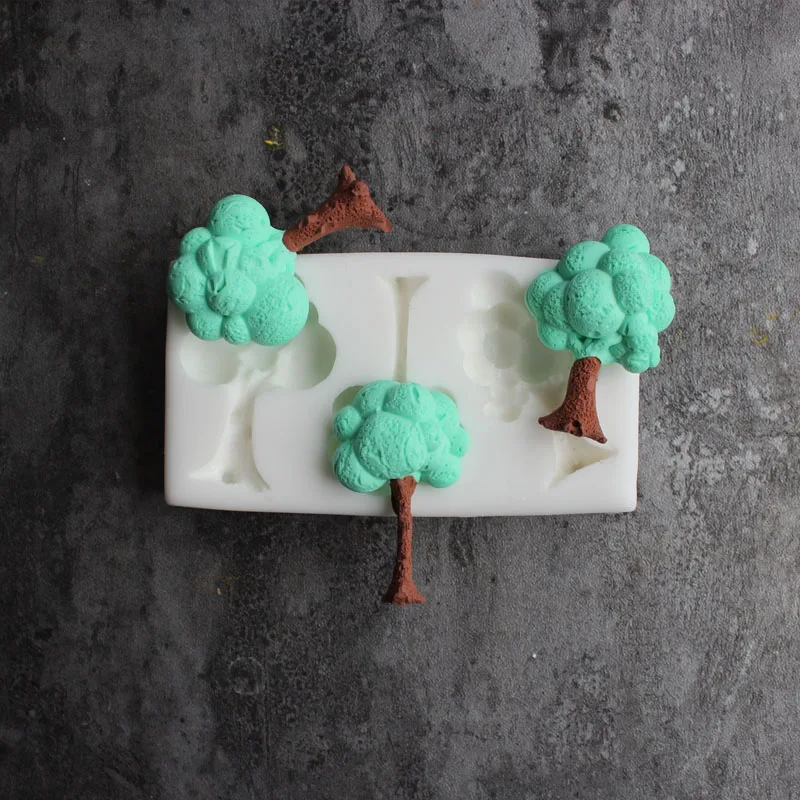 3 tree silicone mold DIY fondant cake chocolate mold sugar dry Pez mold baking utensils kitchen accessories
3 tree silicone mold DIY fondant cake chocolate mold sugar dry Pez mold baking utensils kitchen accessories