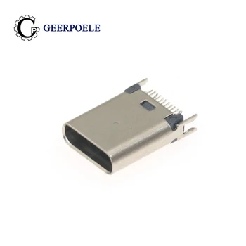 GP 10 pcs/lot USB 3.1 Type-C SMT 24P 30V 2A Micro USB Connectors Female Port Jack Tail Plug Socket Electric Terminals
GP 10 pcs/lot USB 3.1 Type-C SMT 24P 30V 2A Micro USB Connectors Female Port Jack Tail Plug Socket Electric Terminals