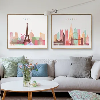 Watercolor Paris London New York City A4 Big Art Print Poster Wall Picture Canvas Painting No Frame Home Decor posters
Watercolor Paris London New York City A4 Big Art Print Poster Wall Picture Canvas Painting No Frame Home Decor posters