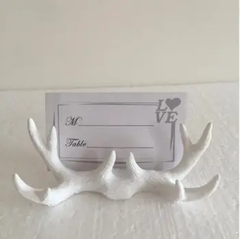 200 pcs/lot Unique Design White Resin Antler Place Card Holder Wedding Decoration Favors+FREE SHIPPING
200 pcs/lot Unique Design White Resin Antler Place Card Holder Wedding Decoration Favors+FREE SHIPPING