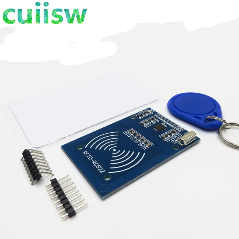 1pcs MFRC-522 RC522 RFID RF IC card sensor module to send S50 Fudan card, keychain for arduino
1pcs MFRC-522 RC522 RFID RF IC card sensor module to send S50 Fudan card, keychain for arduino