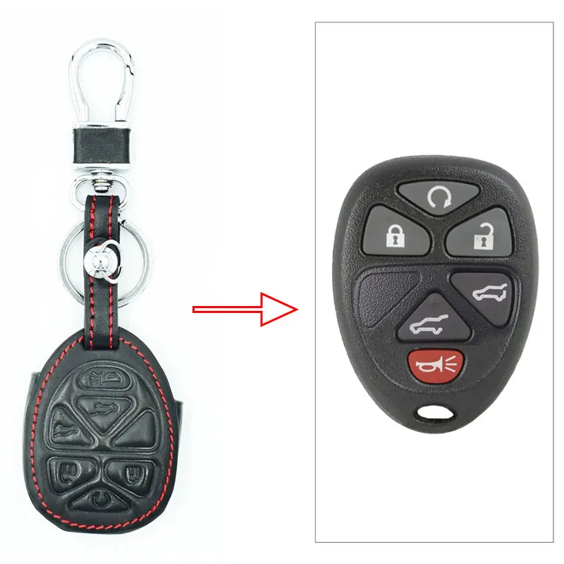 Leather Key Cover Case 6 Buttons For Gmc Yukon Chevrolet Suburban Tahoe Car Key Cover With Keychain Key Portect
Leather Key Cover Case 6 Buttons For Gmc Yukon Chevrolet Suburban Tahoe Car Key Cover With Keychain Key Portect