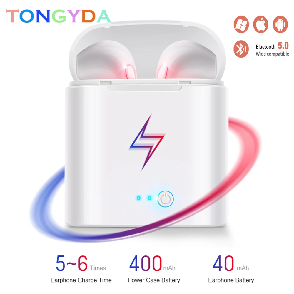Bluetooth 5.0 Earphone In-ear Wireless Earphones for Iphone sport Earbuds Headset With Mic Chargeing Box For all smart phone
Bluetooth 5.0 Earphone In-ear Wireless Earphones for Iphone sport Earbuds Headset With Mic Chargeing Box For all smart phone