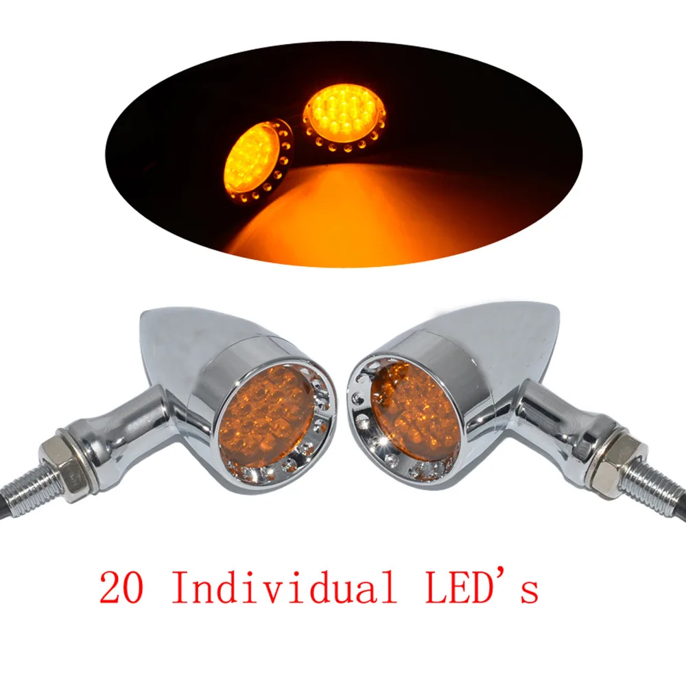 Motorcycle Chrome Black Amber LED Bullet Turn Signal Brake Light 10mm Bolt For Harley Chopper Bobber Custom Dyna Softail Honda
Motorcycle Chrome Black Amber LED Bullet Turn Signal Brake Light 10mm Bolt For Harley Chopper Bobber Custom Dyna Softail Honda