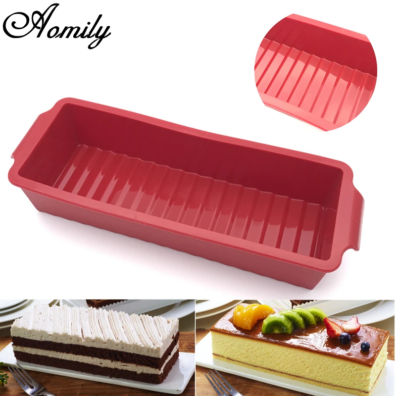 Aomily Stripe Toast Mousse Silicone Soap Mold Loaf Cake Baking Bread Tools DIY Chocolate Mould Pastry Bread Cake Bakware Tools
Aomily Stripe Toast Mousse Silicone Soap Mold Loaf Cake Baking Bread Tools DIY Chocolate Mould Pastry Bread Cake Bakware Tools