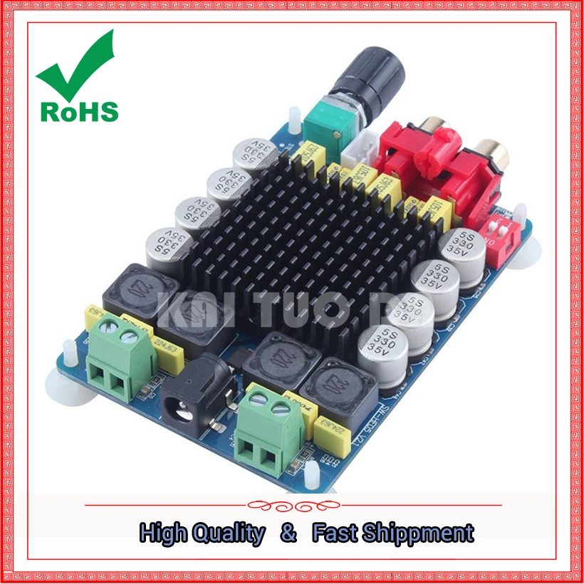 TDA7498 power amplifier board high power digital amplifier board 2*100W computer dual channel stereo Amplifiers module 0.13
TDA7498 power amplifier board high power digital amplifier board 2*100W computer dual channel stereo Amplifiers module 0.13