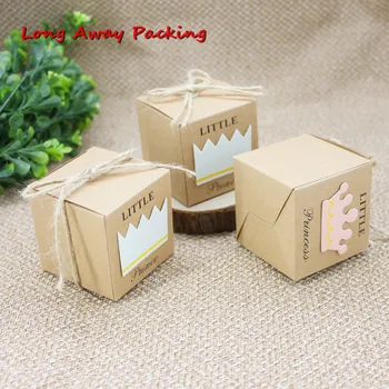 Long Away Little Prince Princess Square Kraft Paper Wedding Favors Baby Shower Candy Boxes Party Gift Box Carton with Hemp Ropes
Long Away Little Prince Princess Square Kraft Paper Wedding Favors Baby Shower Candy Boxes Party Gift Box Carton with Hemp Ropes
