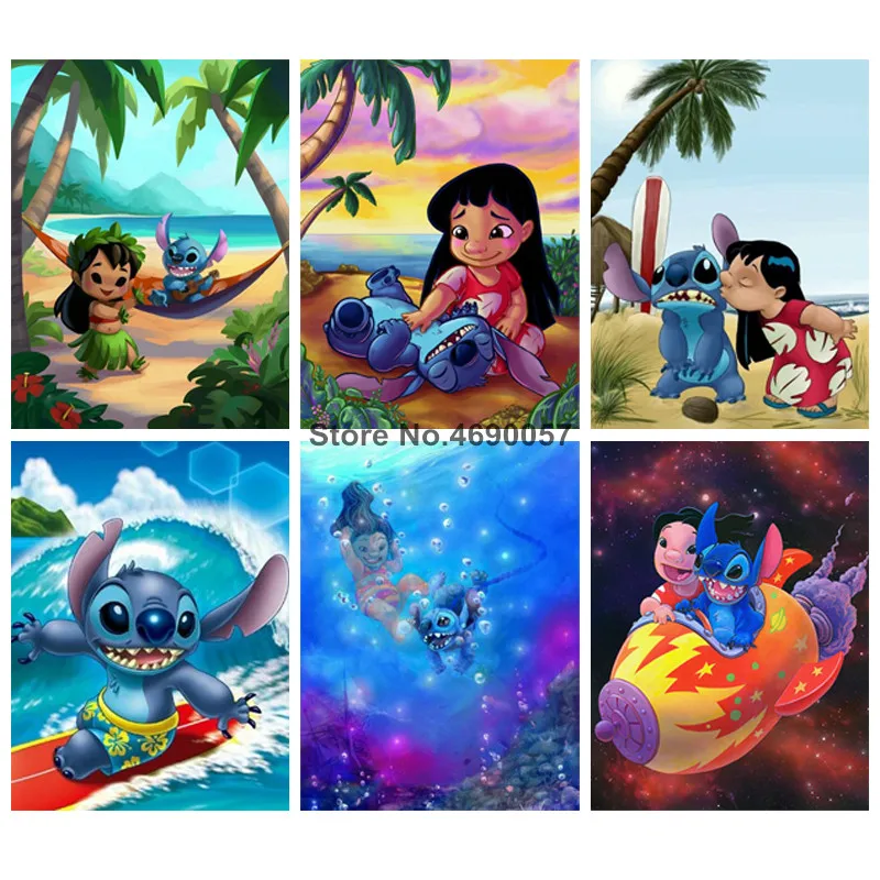 DIY 5D Diamond Painting Cross Stitch Cartoon Picture Full Square Diamond Embroidery "Lilo And Stitch" Rhinestone Mosaic icons
DIY 5D Diamond Painting Cross Stitch Cartoon Picture Full Square Diamond Embroidery "Lilo And Stitch" Rhinestone Mosaic icons