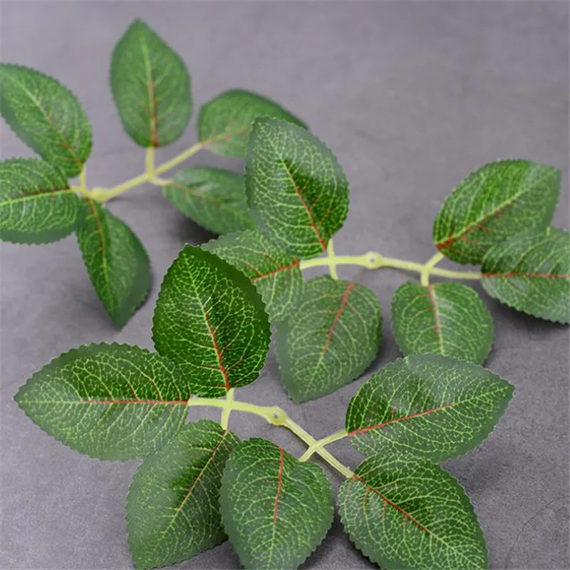 100Pcs/lot Fake Printed Rose Leaf 6.69" Simulation Green Color Foliage For DIY Wedding Flower Arrangement Accessories
100Pcs/lot Fake Printed Rose Leaf 6.69" Simulation Green Color Foliage For DIY Wedding Flower Arrangement Accessories