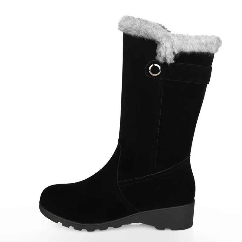 2018 Winter New Snow Boots Female Fur One With Middle Boots And Velvet Thick Cotton Shoes
2018 Winter New Snow Boots Female Fur One With Middle Boots And Velvet Thick Cotton Shoes