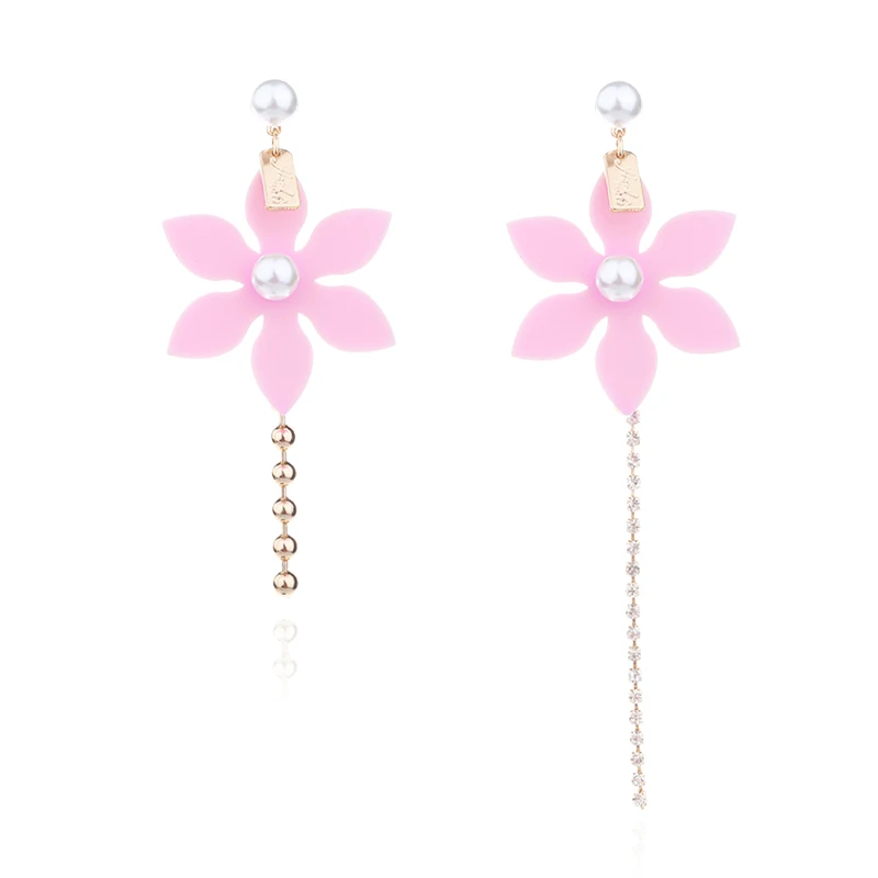 2018 New Fashion Big Flowers Asymmetric Earrings Temperament Simulated Pearl Long Tassel Rhinestone Brincos For Women Jewelry
2018 New Fashion Big Flowers Asymmetric Earrings Temperament Simulated Pearl Long Tassel Rhinestone Brincos For Women Jewelry