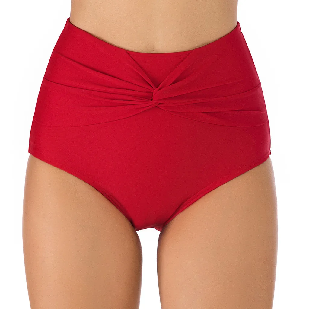 

Women Plus Size 2XL Bikini Bottom Bikini Shorts Sporty Panty High Waist Swimwear Bathing Suit Beach Swim Bandage Briefs Dropship