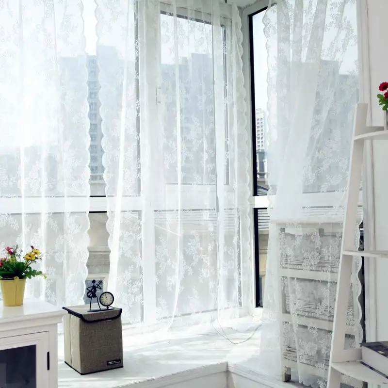 Lace Curtains Voile Tulle Curtains Insect Bed Canopy Netting Drape Panel Leaf Door Window Sheer Curtain for Living Room Decor
Lace Curtains Voile Tulle Curtains Insect Bed Canopy Netting Drape Panel Leaf Door Window Sheer Curtain for Living Room Decor