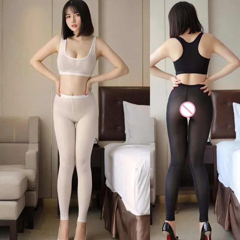 Sexy Women Ice Silk Smooth Transparent Leggings See Through Pencil Pants Erotic Lingerie Club Thin Bottom Wear Plus Size F16
Sexy Women Ice Silk Smooth Transparent Leggings See Through Pencil Pants Erotic Lingerie Club Thin Bottom Wear Plus Size F16