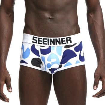 New Arrival Men's Underwear Causal Cotton Soft Cueca Boxers Trunk Middle Waist Bodysuit Sexy Camouflage short underpants
New Arrival Men's Underwear Causal Cotton Soft Cueca Boxers Trunk Middle Waist Bodysuit Sexy Camouflage short underpants