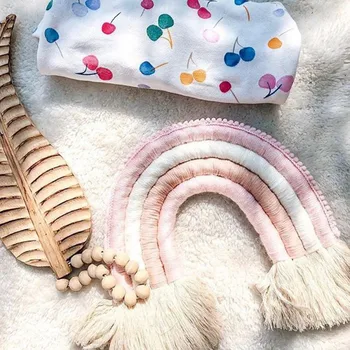 Home Decoration Accessories Rainbow Handmade Weaving Ornament Fresh Simple Kid Room Wall Decoration Hanging
Home Decoration Accessories Rainbow Handmade Weaving Ornament Fresh Simple Kid Room Wall Decoration Hanging