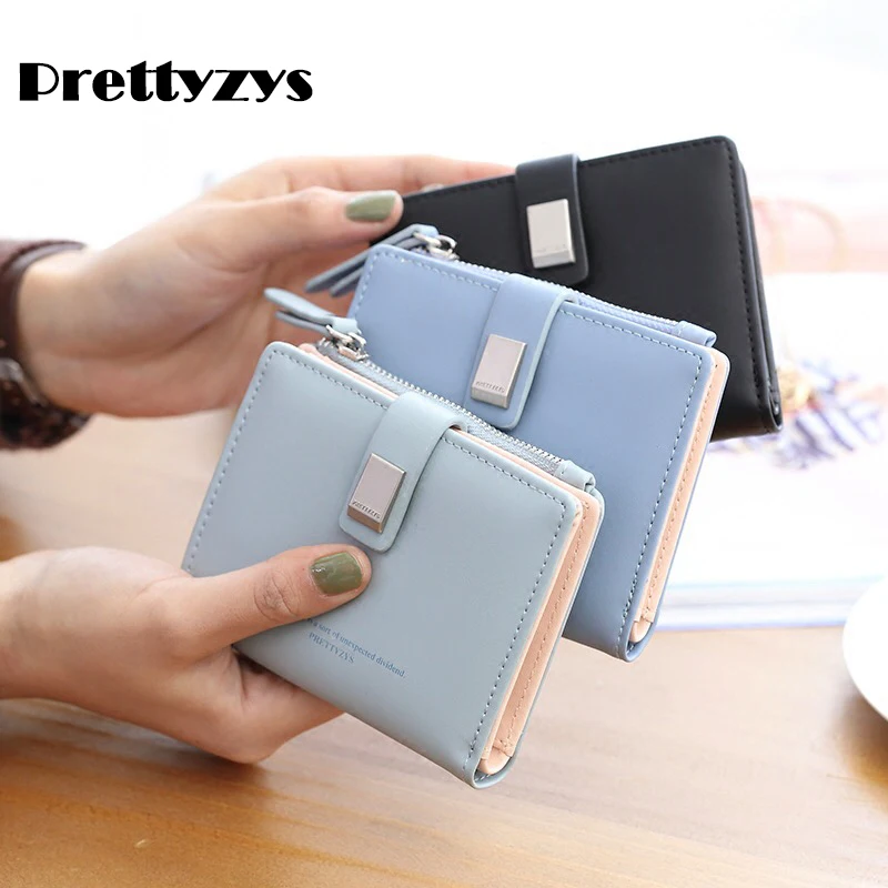 Prettyzys Fashion Design solid cute lady coin wallet Women card holder 6 Color Small Purse Wallets PU leather short Mini wallet
Prettyzys Fashion Design solid cute lady coin wallet Women card holder 6 Color Small Purse Wallets PU leather short Mini wallet