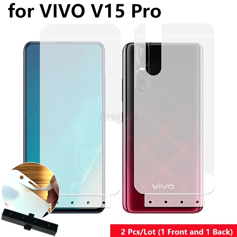 2 Pcs/Lot Front & Back Fingerprint Sensor Auto Fixed Scratch Proof Hydrogel Screen Protector for VIVO V15 Pro 6.39"
2 Pcs/Lot Front & Back Fingerprint Sensor Auto Fixed Scratch Proof Hydrogel Screen Protector for VIVO V15 Pro 6.39"