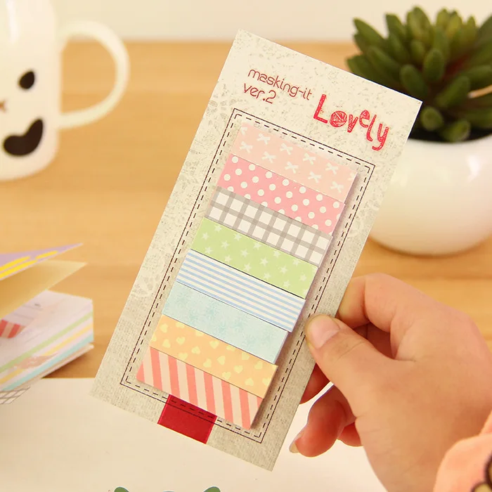 1PCS Korea Lovely Office Stationery Sticky Notes 160 Pages Sticker Post Bookmark Point It Marker Memo Sticker Paper
1PCS Korea Lovely Office Stationery Sticky Notes 160 Pages Sticker Post Bookmark Point It Marker Memo Sticker Paper