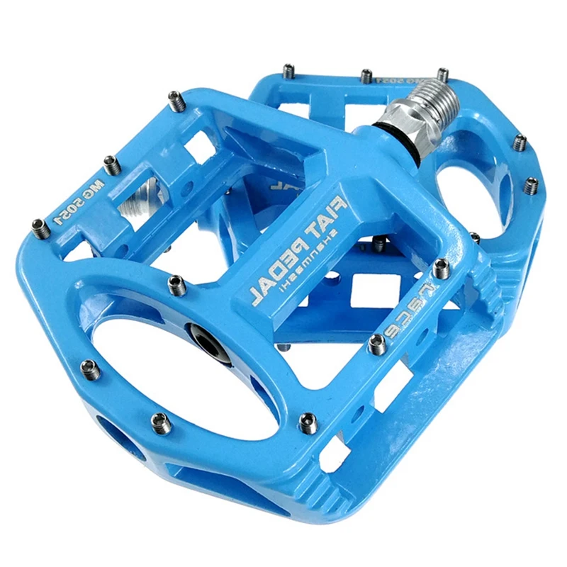 Shanmashi 2Pcs Cycling Bike Pedals Flat Bicycle Pedals Racing Anti-Slip Lightweight Magnesium Alloy Mtb Road Bike Pedals Blue
Shanmashi 2Pcs Cycling Bike Pedals Flat Bicycle Pedals Racing Anti-Slip Lightweight Magnesium Alloy Mtb Road Bike Pedals Blue