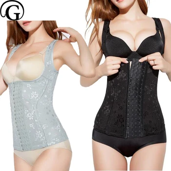 PRAYGER Women M-3XL Abdomen Underwear Belly Slimming Sheath Top Steel Boned Waist Trainer Slimming vest push up bra
PRAYGER Women M-3XL Abdomen Underwear Belly Slimming Sheath Top Steel Boned Waist Trainer Slimming vest push up bra