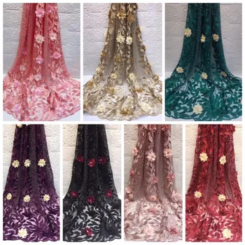 3D Lace Fabric 2019 High Quality Mesh Embroidery Applique 3D Flower Tulle Nigerian Lace Fabrics Pink, green, black, purple
3D Lace Fabric 2019 High Quality Mesh Embroidery Applique 3D Flower Tulle Nigerian Lace Fabrics Pink, green, black, purple