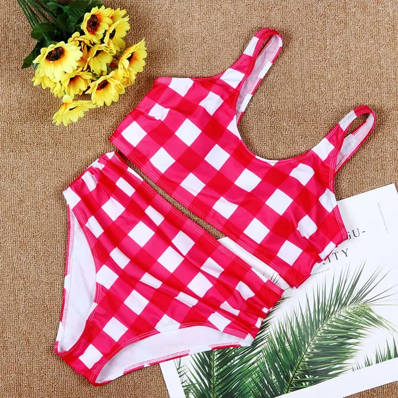 MUQGEW 2019 Women's Tie Wide Strap Swimwear Women Bikini Set Plaid Swimwear Push-Up Padded Bandage Bra Red Swimsuit #0117
MUQGEW 2019 Women's Tie Wide Strap Swimwear Women Bikini Set Plaid Swimwear Push-Up Padded Bandage Bra Red Swimsuit #0117