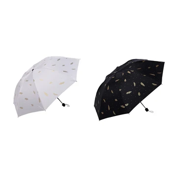 Cute Printing Umbrella Men and Women Folding Umbrella Black Glue Umbrella Dual-use Sunscreen Anti-UV Umbrella
Cute Printing Umbrella Men and Women Folding Umbrella Black Glue Umbrella Dual-use Sunscreen Anti-UV Umbrella