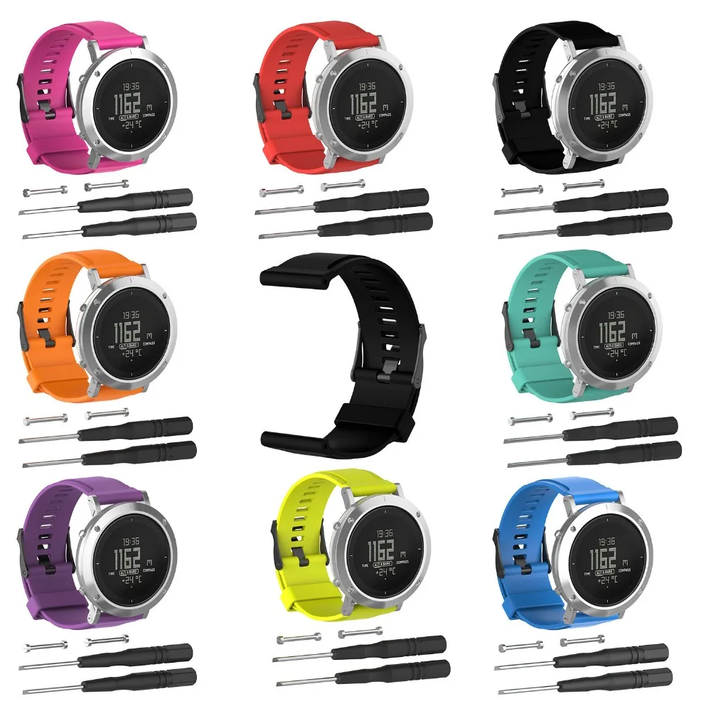 50pcs/Lot by DHL Silicone Replacement Watch Band Strap for SUUNTO ESSENTIAL CORE Smart Watch 8 Colors
50pcs/Lot by DHL Silicone Replacement Watch Band Strap for SUUNTO ESSENTIAL CORE Smart Watch 8 Colors