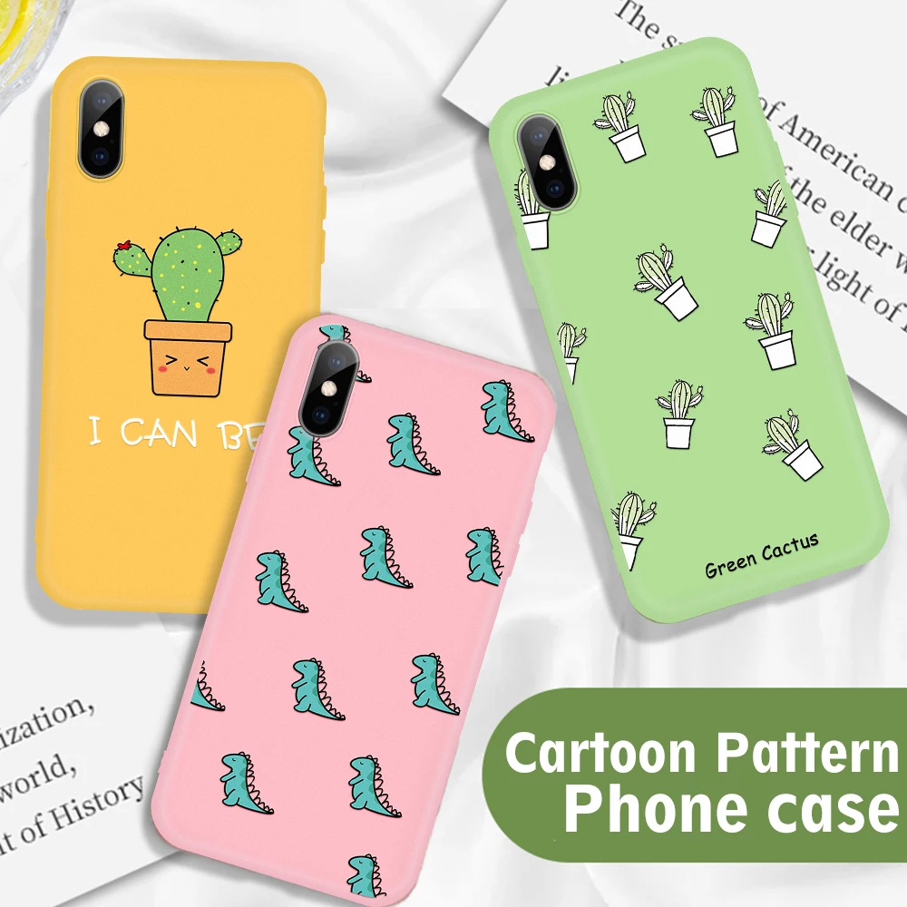 Cartoon Pattern Phone Case For iPhone X Xr Xs 11Pro Max Soft TPU Green Cactus Case For iPhone 6 S 6S 7 8 Plus 5 5S SE Back Cover
Cartoon Pattern Phone Case For iPhone X Xr Xs 11Pro Max Soft TPU Green Cactus Case For iPhone 6 S 6S 7 8 Plus 5 5S SE Back Cover