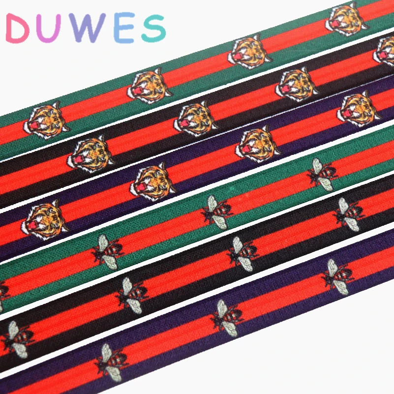 DUWES 5/8'' 50yards red green black navy bug color printed Fold Elastic FOE stretch ribbon hairbow headwear headband DIY D972
DUWES 5/8'' 50yards red green black navy bug color printed Fold Elastic FOE stretch ribbon hairbow headwear headband DIY D972