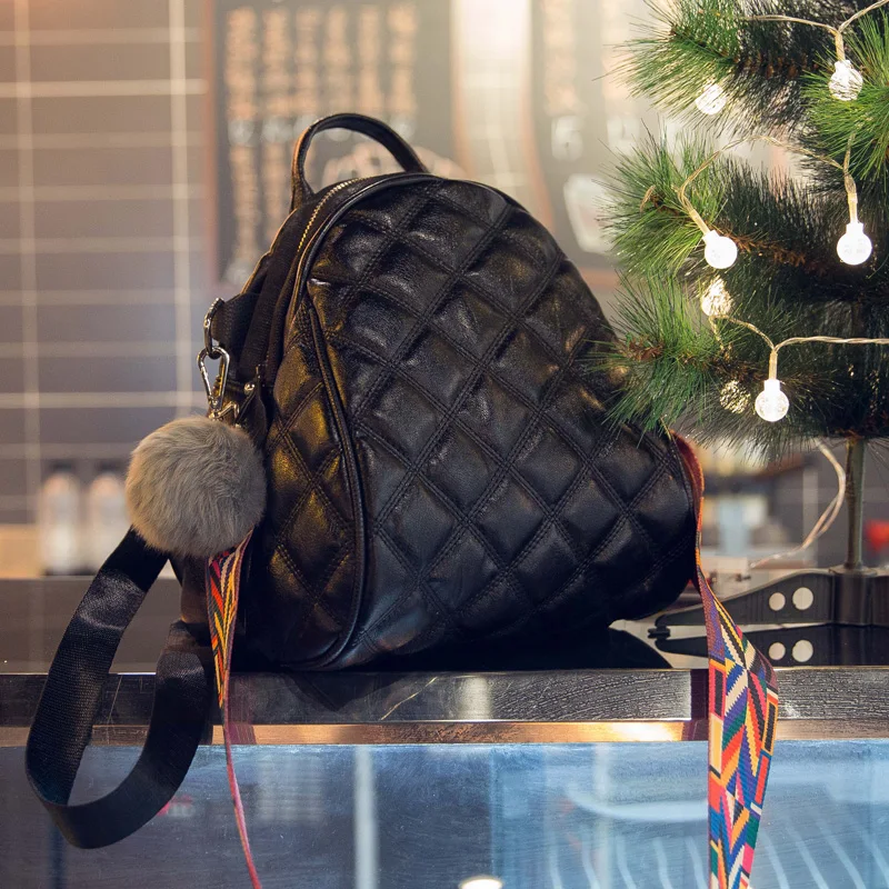 Women's Backpacks New Fashion Brand Women Bag PU leather Female Shoulder bag School Backpack Diamond Lattice Bookbag Girls 474
Women's Backpacks New Fashion Brand Women Bag PU leather Female Shoulder bag School Backpack Diamond Lattice Bookbag Girls 474