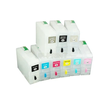 UP 9pcs t5811 - t5819 refillable ink cartridge 3800 compatible for Epson Stylus Pro3800 printer with ARC chip sensor
UP 9pcs t5811 - t5819 refillable ink cartridge 3800 compatible for Epson Stylus Pro3800 printer with ARC chip sensor