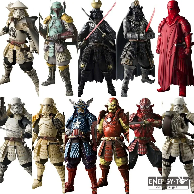 Star Wars Samurai Taisho vader Ashigaru taikoyaku Akazonae Teppo Ahigaru Yumiashigaru Koutetsu Samurai Deadpool action figure
Star Wars Samurai Taisho vader Ashigaru taikoyaku Akazonae Teppo Ahigaru Yumiashigaru Koutetsu Samurai Deadpool action figure